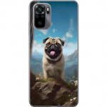 Mobiele hoes voor Xiaomi Redmi Note 10S met Blije Hond ontwerp Mobiele hoes voor Xiaomi Redmi Note 10S met Blije Hond ontwerp