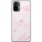 Mobiele hoes voor Xiaomi Redmi Note 10S met Roze Hart ontwerp