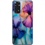 Mobiele hoes voor Xiaomi Redmi Note 11 met Magische bloemen ontwerp