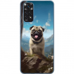 Mobiele hoes voor Xiaomi Redmi Note 11 met Blije Hond ontwerp