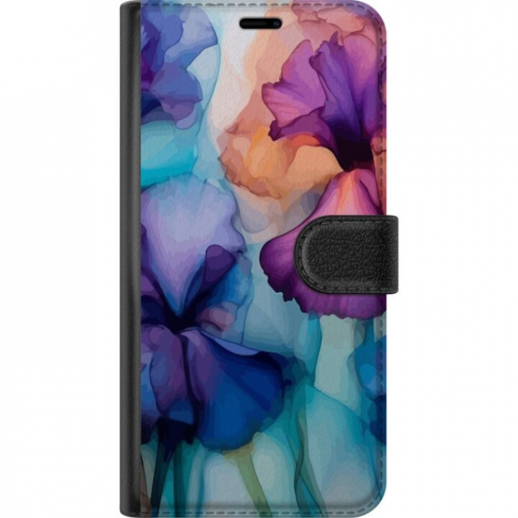 Portemonnee-hoesje voor Xiaomi Redmi Note 11 Pro 5G met Magische bloemen ontwerp