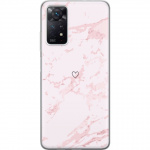Mobiele hoes voor Xiaomi Redmi Note 11 Pro 5G met Roze Hart ontwerp
