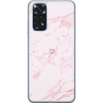 Mobiele hoes voor Xiaomi Redmi Note 11S met Roze Hart ontwerp