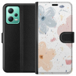 Portemonnee-hoesje voor Xiaomi Redmi Note 12 met Bloemen ontwerp