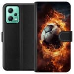 Portemonnee-hoesje voor Xiaomi Redmi Note 12 met Voetbal ontwerp