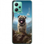 Mobiele hoes voor Xiaomi Redmi Note 12 met Blije Hond ontwerp