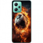 Mobiele hoes voor Xiaomi Redmi Note 12 met Voetbal ontwerp