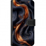 Portemonnee-hoesje voor Xiaomi Redmi Note 12 Pro met Vurig zijde ontwerp Portemonnee-hoesje voor Xiaomi Redmi Note 12 Pro met Vurig zijde ontwerp