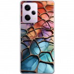 Mobiele hoes voor Xiaomi Redmi Note 12 Pro met Metallic patroon ontwerp