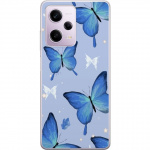 Mobiele hoes voor Xiaomi Redmi Note 12 Pro met Blauwe vlinders ontwerp Mobiele hoes voor Xiaomi Redmi Note 12 Pro met Blauwe vlinders ontwerp