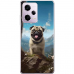 Mobiele hoes voor Xiaomi Redmi Note 12 Pro met Blije Hond ontwerp