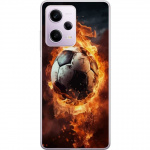 Mobiele hoes voor Xiaomi Redmi Note 12 Pro met Voetbal ontwerp
