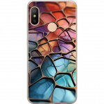 Mobiele hoes voor Xiaomi Redmi 6 Pro met Metallic patroon ontwerp Mobiele hoes voor Xiaomi Redmi 6 Pro met Metallic patroon ontwerp