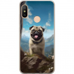 Mobiele hoes voor Xiaomi Redmi 6 Pro met Blije Hond ontwerp