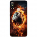 Mobiele hoes voor Xiaomi Redmi 6 Pro met Voetbal ontwerp