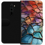 Portemonnee-hoesje voor Xiaomi Redmi Note 8 Pro met Metallic patroon ontwerp