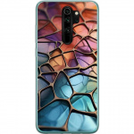 Mobiele hoes voor Xiaomi Redmi Note 8 Pro met Metallic patroon ontwerp
