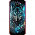 Mobiele hoes voor Xiaomi Redmi Note 9 met Wolf ontwerp