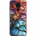 Mobiele hoes voor Xiaomi Redmi Note 9 met Metallic patroon ontwerp