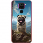Mobiele hoes voor Xiaomi Redmi Note 9 met Blije Hond ontwerp