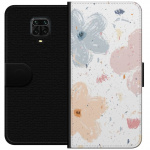 Portemonnee-hoesje voor Xiaomi Redmi Note 9S met Bloemen ontwerp