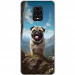 Mobiele hoes voor Xiaomi Redmi Note 9S met Blije Hond ontwerp