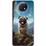 Mobiele hoes voor Xiaomi Redmi Note 9T met Blije Hond ontwerp