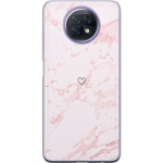 Mobiele hoes voor Xiaomi Redmi Note 9T met Roze Hart ontwerp