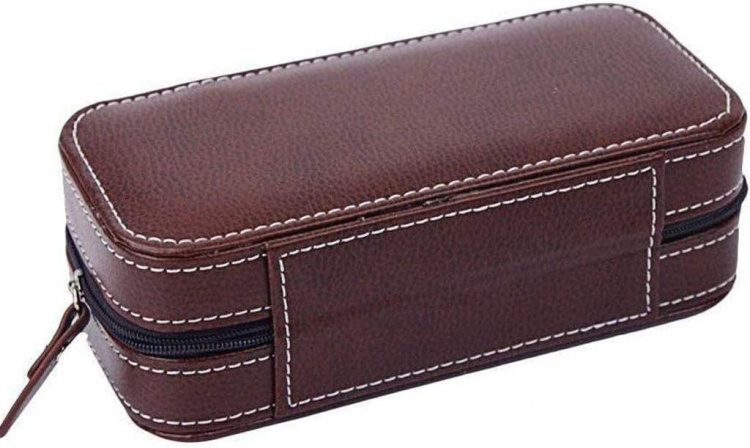 Klockfodral för 2 klockor, Brun Klockfodral för 2 klockor, Brun