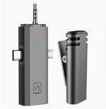 Trådlös Lavalier Mikrofon med mottagare – Perfekt för inspelning och streaming Trådlös Lavalier Mikrofon med mottagare – Perfekt för inspelning och streaming