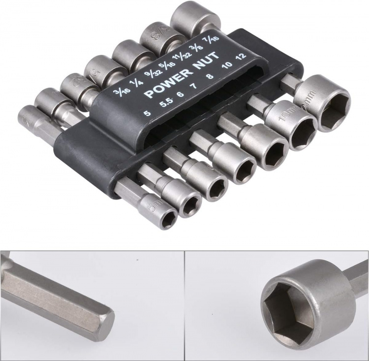 Hylsbitsats för borrmaskin & skruvdragare 14-delar Hylsbitsats för borrmaskin & skruvdragare 14-delar