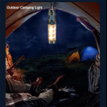 2-i-1 LED Campinglampa med myggavvisare