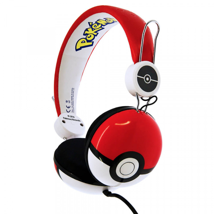 POKÉMON Hörlur Dome Tween On-Ear 90dB Pokeball