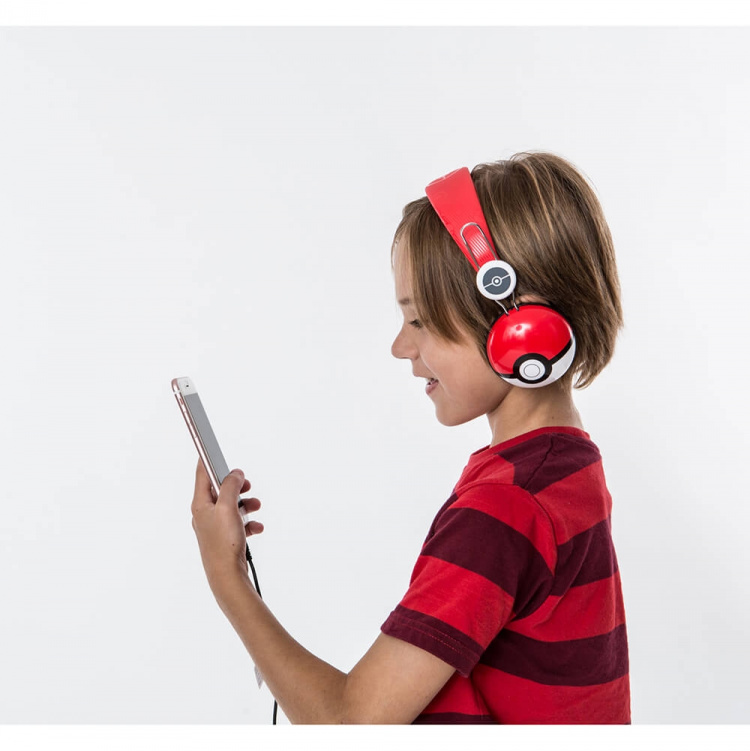 POKÉMON Hörlur Dome Tween On-Ear 90dB Pokeball