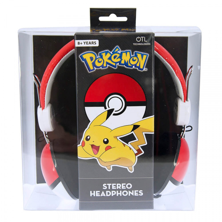 POKÉMON Hörlur Dome Tween On-Ear 90dB Pokeball