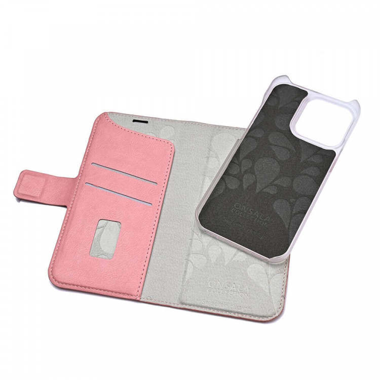 ONSALA COLLECTION Mobile Wallet Dusty Pink iPhone 13 Pro ONSALA COLLECTION Mobile Wallet Dusty Pink iPhone 13 Pro