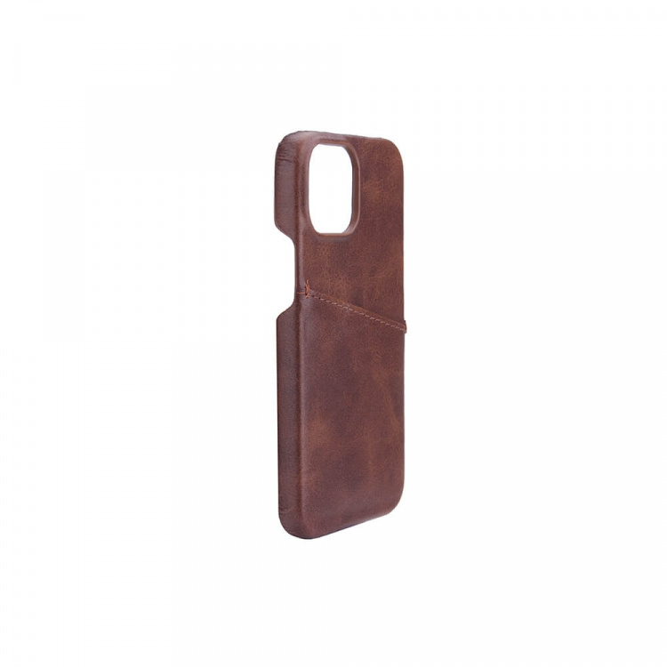 ONSALA Mobile Cover Brown with Cardpocket iPhone 13 Mini ONSALA Mobile Cover Brown with Cardpocket iPhone 13 Mini