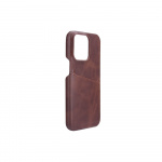 ONSALA Mobile Cover Brown with Cardpocket iPhone 13 Pro