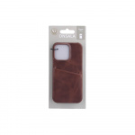 ONSALA Mobile Cover Brown with Cardpocket iPhone 13 Pro