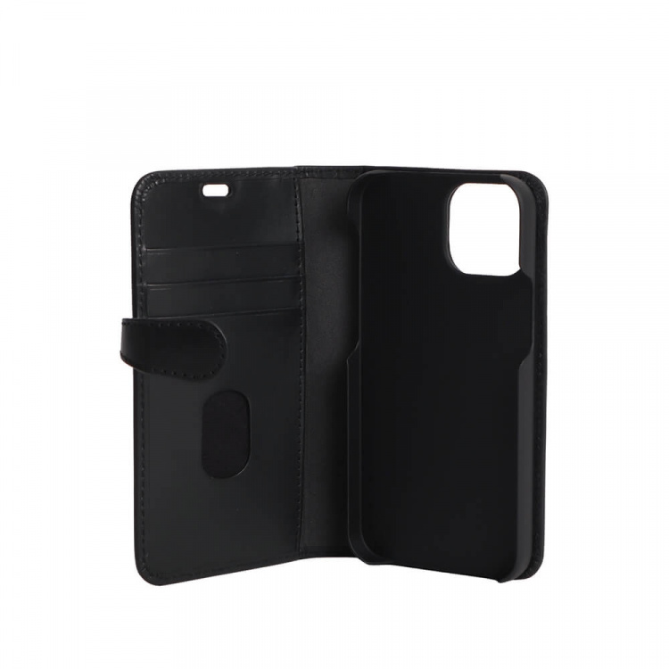 BUFFALO Wallet Leather Black 3 Cardpockets iPhone 13 Mini