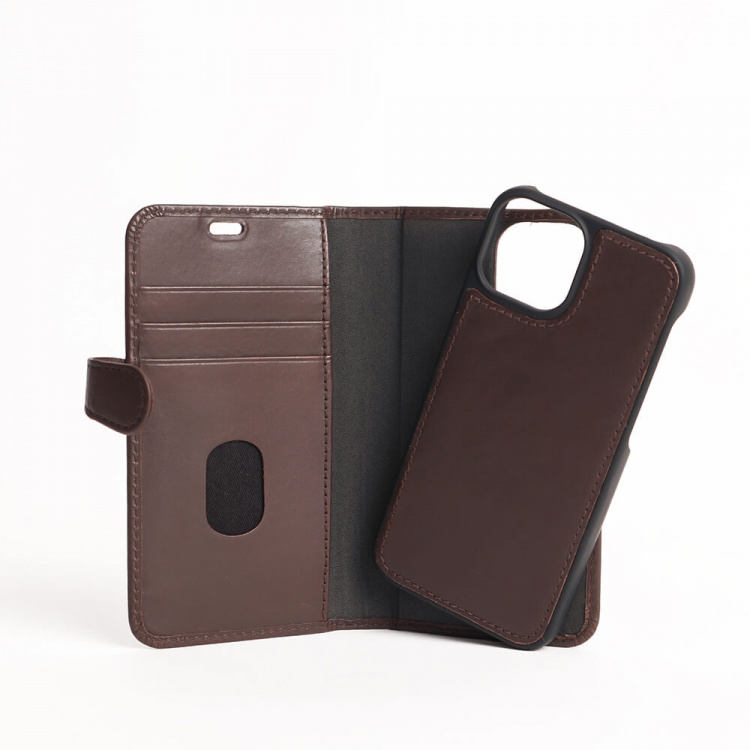 BUFFALO Wallet Leather Brown 3 Cardpockets iPhone 13 Mini BUFFALO Wallet Leather Brown 3 Cardpockets iPhone 13 Mini