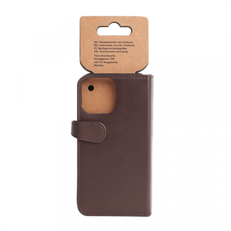 BUFFALO Wallet Leather Brown 3 Cardpockets iPhone 13 Mini BUFFALO Wallet Leather Brown 3 Cardpockets iPhone 13 Mini