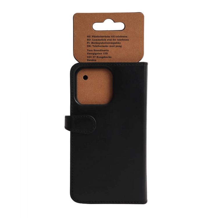 BUFFALO Wallet Leather Black 3 Cardpockets iPhone 13 Pro