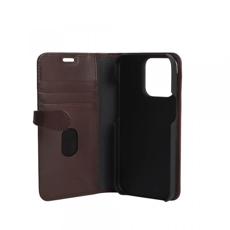 BUFFALO Wallet Leather Brown 3 Cardpockets iPhone 13 Pro BUFFALO Wallet Leather Brown 3 Cardpockets iPhone 13 Pro
