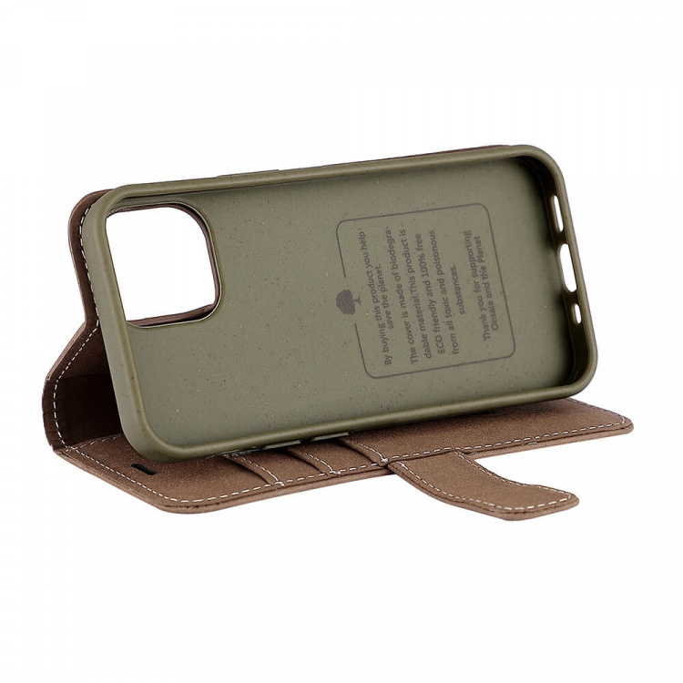 ONSALA ECO Mobile Wallet Brown iPhone 13 Mini ONSALA ECO Mobile Wallet Brown iPhone 13 Mini