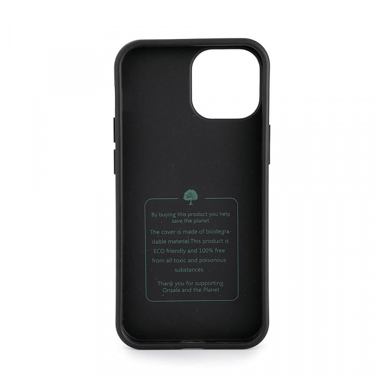 ONSALA ECO Mobile Cover Black iPhone 13 Mini