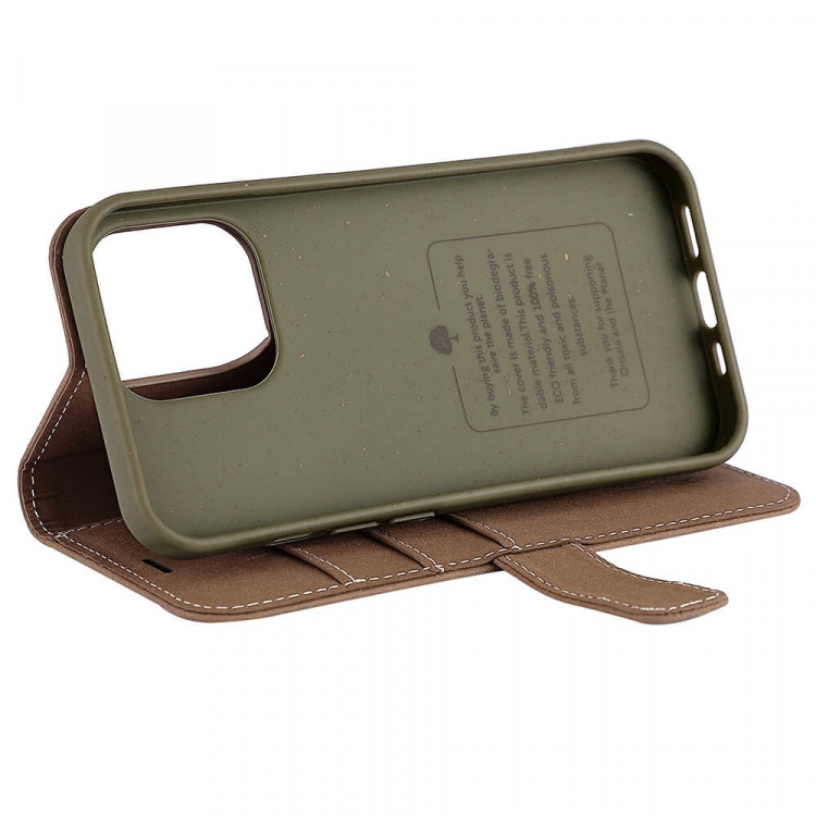 ONSALA ECO Mobile Wallet Brown iPhone 13 Pro ONSALA ECO Mobile Wallet Brown iPhone 13 Pro