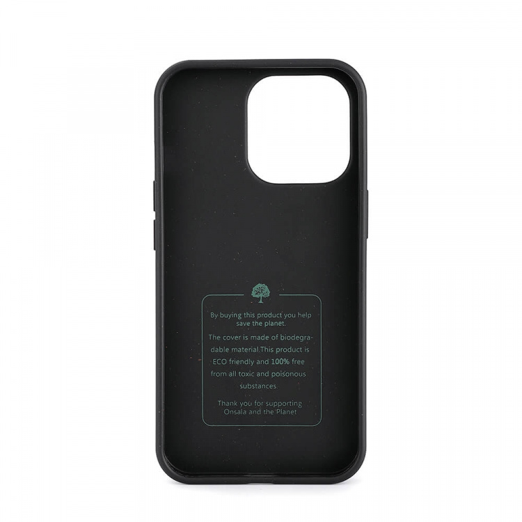 ONSALA ECO Mobile Cover Black iPhone 13 Pro ONSALA ECO Mobile Cover Black iPhone 13 Pro