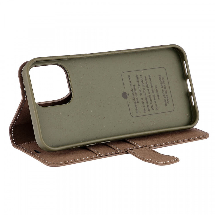 ONSALA ECO Mobile Wallet Brown iPhone 13 Pro Max ONSALA ECO Mobile Wallet Brown iPhone 13 Pro Max