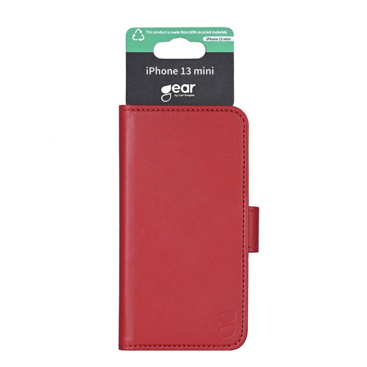GEAR Wallet Red Limited Edition 3 Cardpockets iPhone 13 Mini